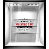 Αυτοκόλλητο βιτρίνας - Αγίος Βαλεντίνος 72